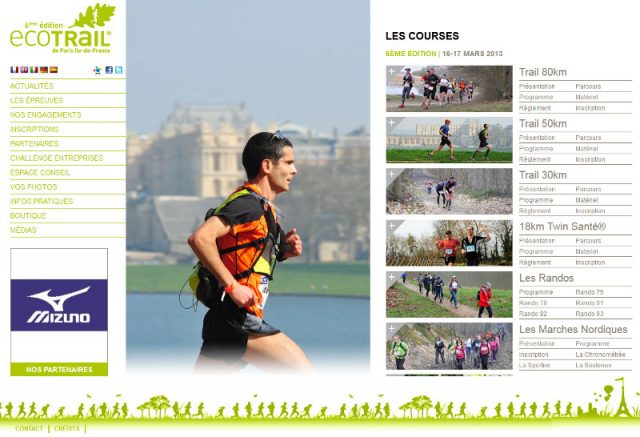 Eco trail de Paris 2013