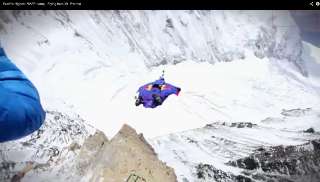 Saut Base Jump Everest 2013
