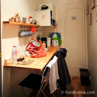 Cuisine d'un appartement en Islande