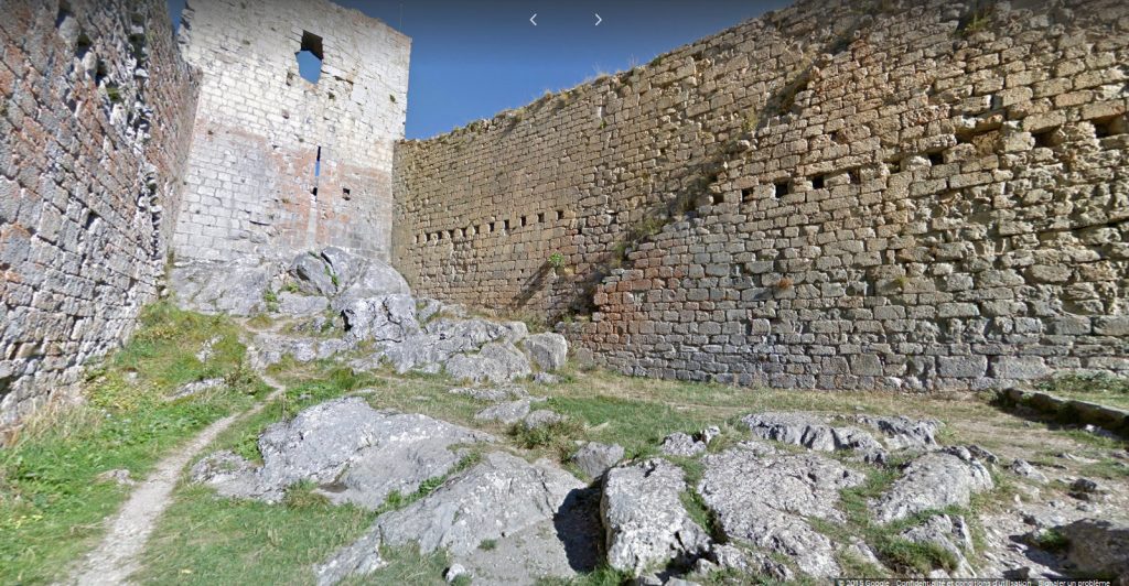 Visite virtuelle Google Château de Montségur