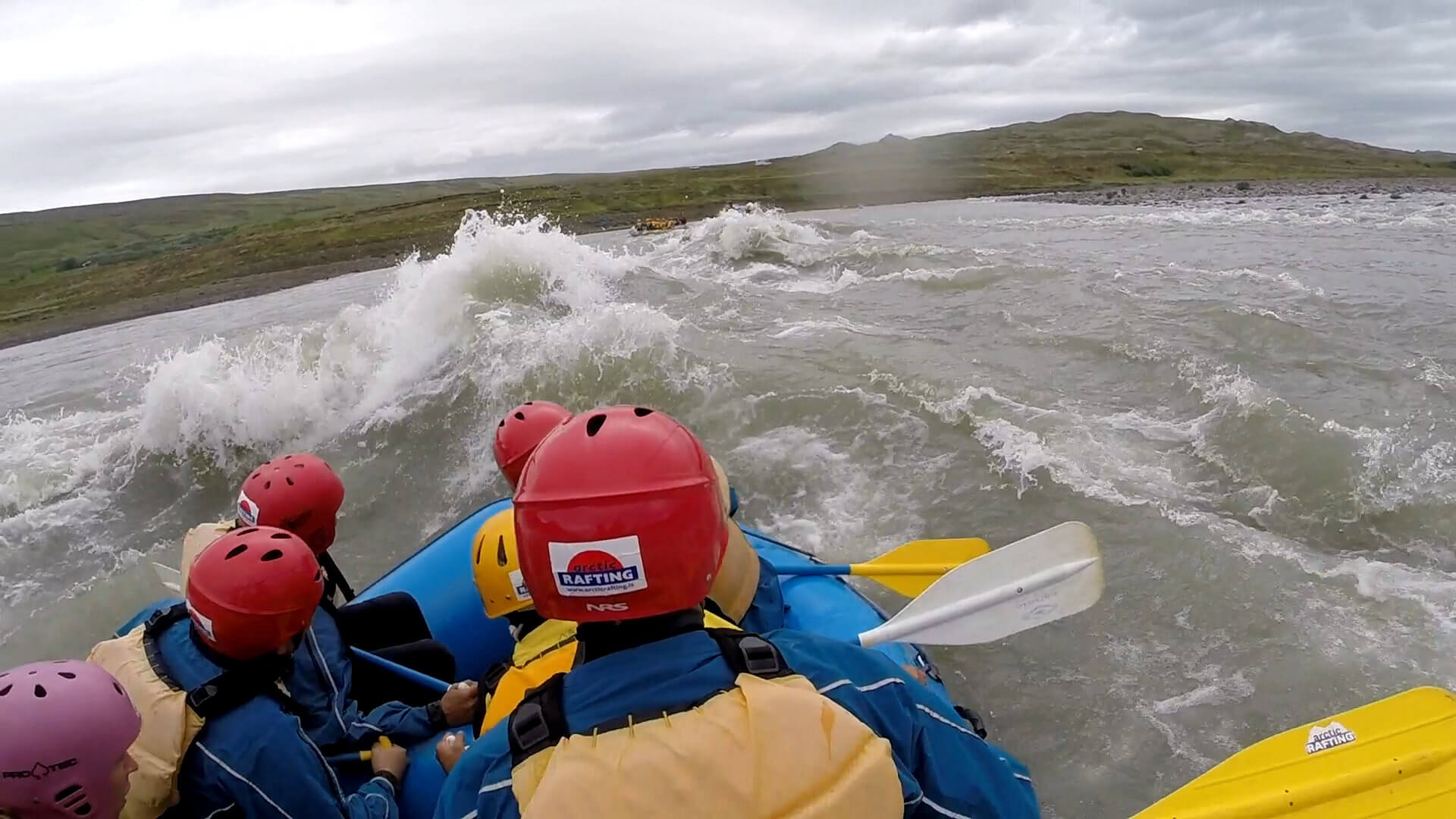 Rafting dans le cercle d'Or en Islande