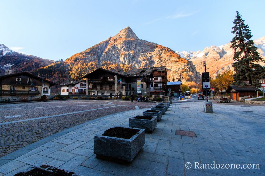Petite pause à Courmayeur
