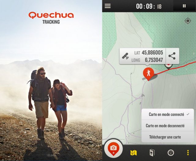 Application Quechua Tracking