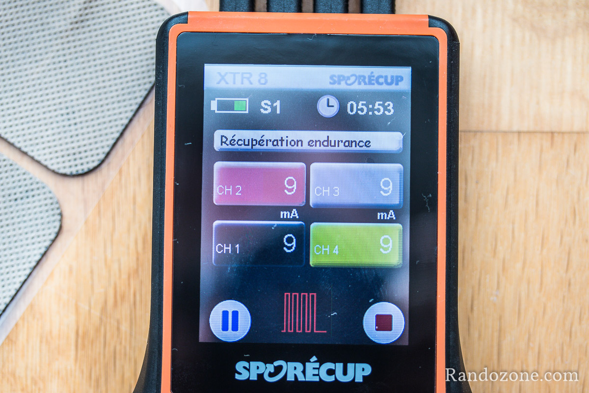 Programme contracture du XTR8