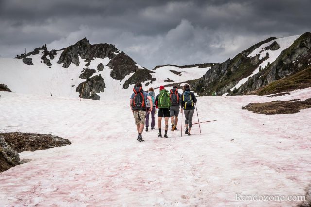 Test de matériel de randonnée aux Arcs