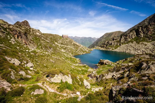 Refuge de la Glère dans les Pyrénées